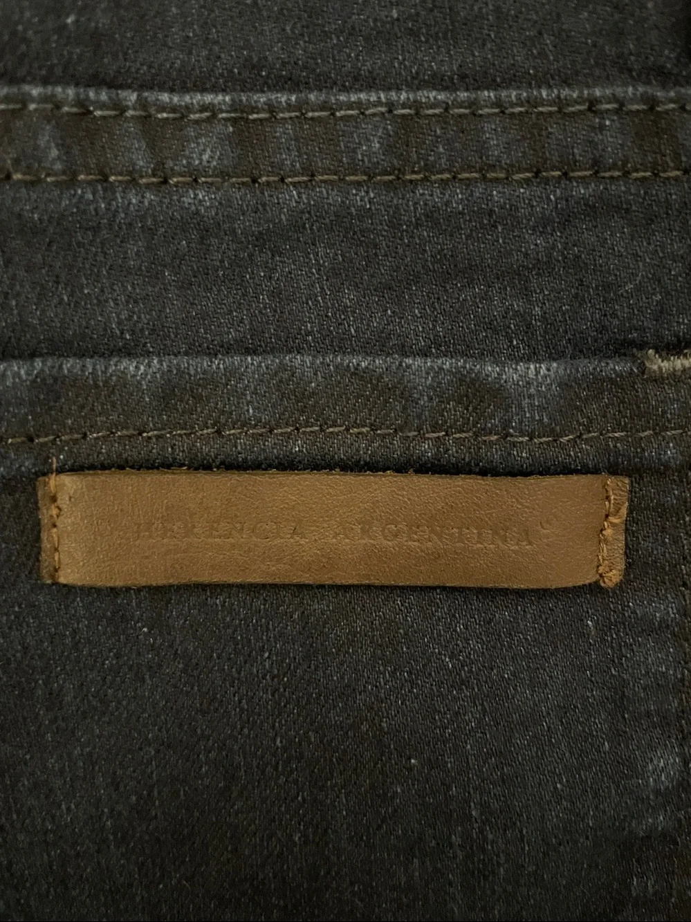 Herencia Argentina men’s designer jeans, dark blue, straight leg, 34 x 30